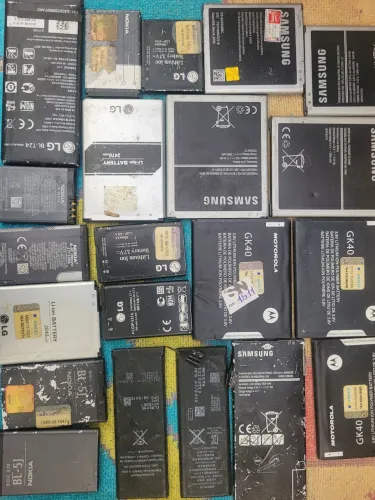 50 bateria celular usada sem teste retiradas