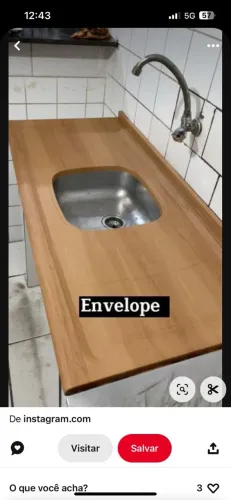 adesivo envelopamento de pia