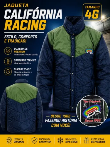 Jaqueta Califórnia Racing