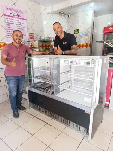 BALCÃO QUENTE E FRIO GELOPAR 