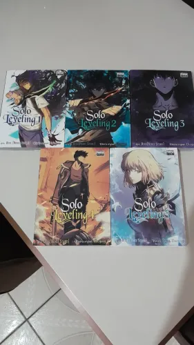 Coleção Solo Leveling - Volumes 1 ao 5 (Editora NewPOP)