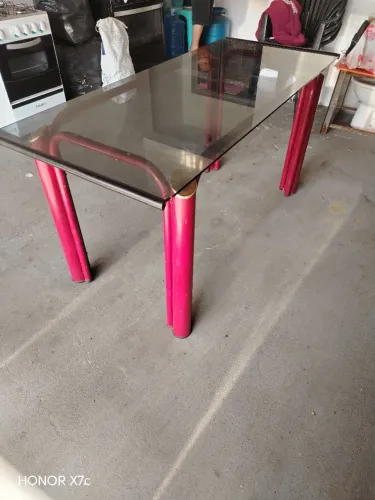 Mesa de vidro! Medidas 1,65cm.. 