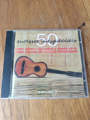 CD 50 SUCESSOS INESQUECÍVEIS MEIO SÉCULO DE MÚSICA SERTANEJA VOLUME 2 RARIDADE IMPECÁVEL