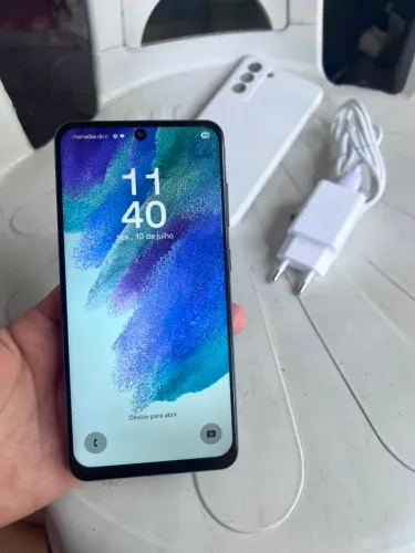 S21fe 5G 128gigas, facilito entrega, aceito cartão, com acessórios, Ótimo estado