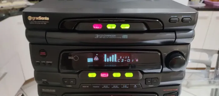 Aparelho de som gradiente vulcanic vc-403  Aiwa Philips Panasonic jvc cce sharp Pioneer ke