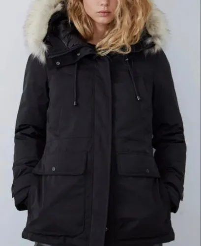 Parka impermeável Zara