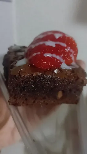 Brownies com gotas de chocolate