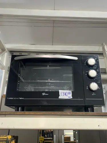 Forno Fischer 48 Litros Turbo preto