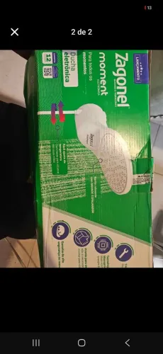 Ducha Eletrônica Zagonel Moment - Usada / Funcionando Perfeitamente