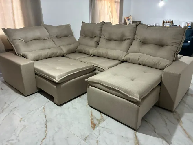 SOFÁ DE CANTO RETRÁTIL RECLINÁVEL À PARTIR DE R$3.499,99 À VISTA, PAGA NA ENTREGA!