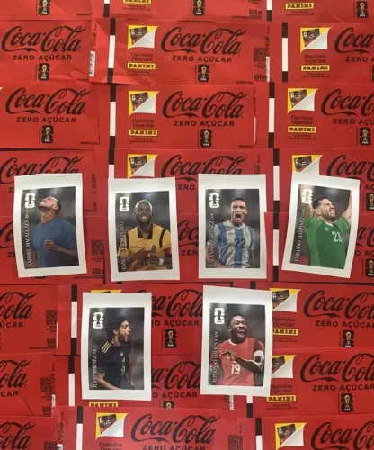 Qualquer figurinha da coca cola 2026