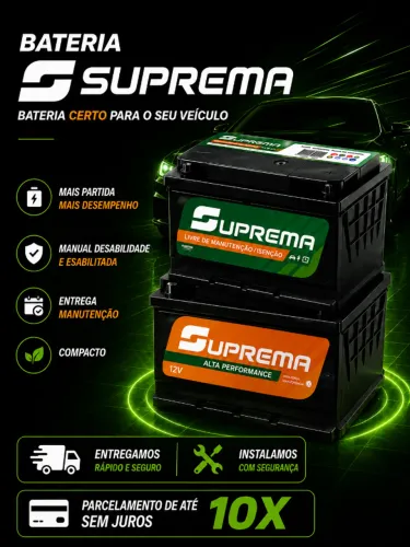 Bateria Automotiva Nova