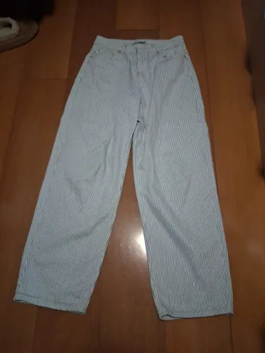 Calça Listrada Blue Steel Renner tamanho 38 (NOVA)