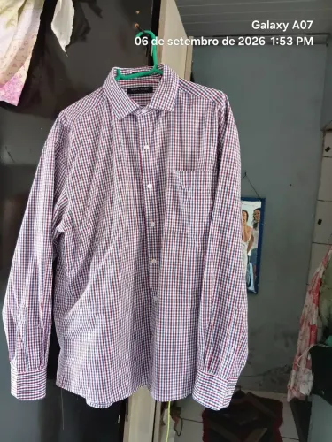 Camisa xadrez Tommy Hilfiger Tam 40