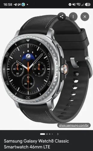 Relógio galaxy watch8 classic 