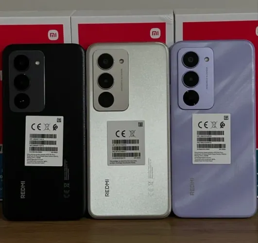 REDMI 15 4G (128GB 6GB RAM R$1150,00) PRETO PRATA ROXO