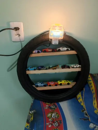 Luminária porta carrinho