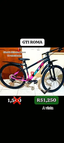 Vendo bike com nota fiscal GTI Roma ( corrida/ pedal / ciclismo )