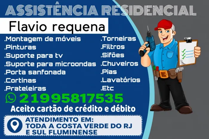 Serviços de manutenção só chama