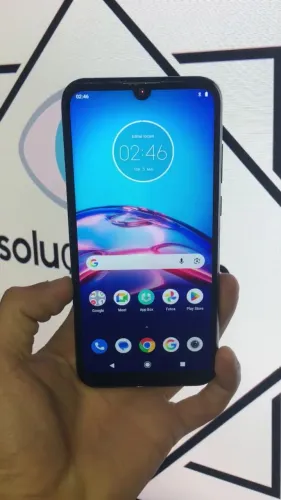 Motorola moto e6s azul seminovo