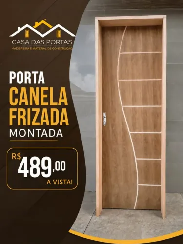Porta canela frisada completa montada 489,00