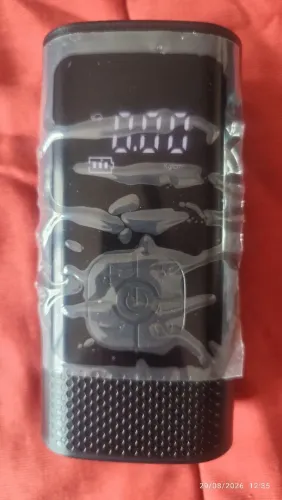 Mini bomba elétrica calibrador de pneus