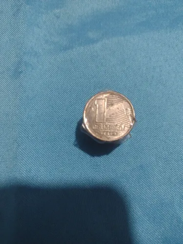 8 moedas antigas de 1 cruzeiro