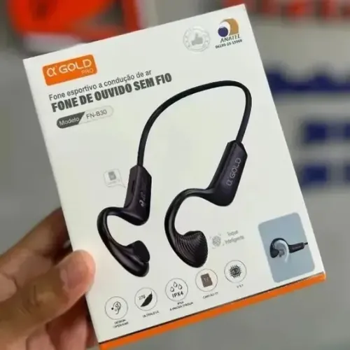 Fone De Ouvido Bluetooth Air Conduction Condução Indução