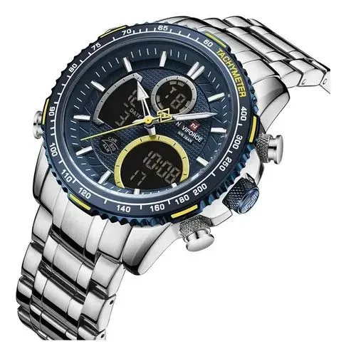 Relógio Masculino Naviforce Aço Inoxidavel