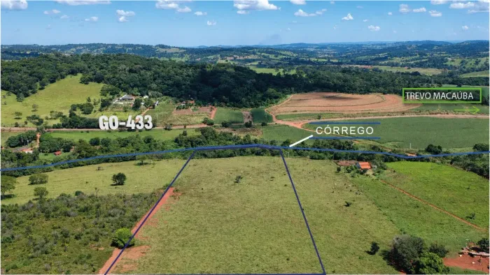 Chácara com 1 Alqueire com água e escritura na região Macaúba | Próximo a Nerópolis