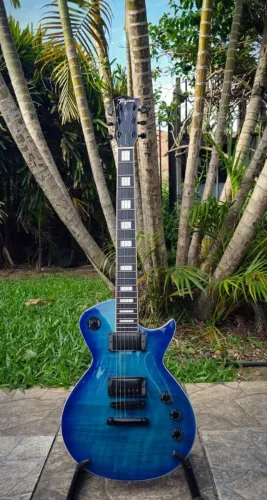 Guitarra Tagima Les Paul Almach Transparent Blue