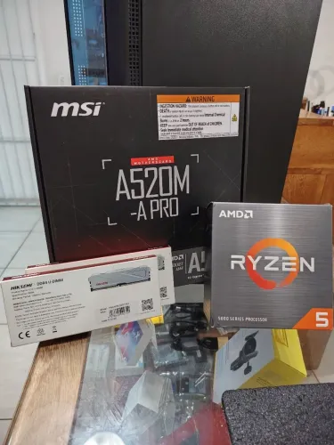 Kit Upgrade AM4 - A520M MSI + RYZEN 5 5600G + 16GB 3200mhz