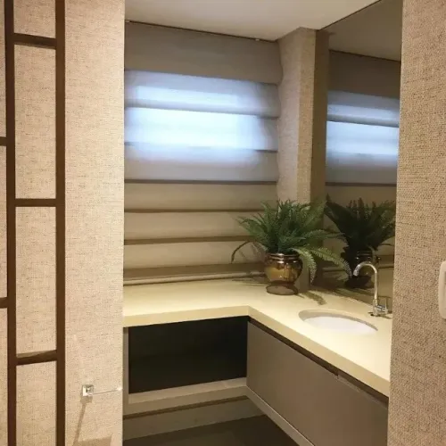 Cortina Romana Cascara para Sala e Quarto Campo Grande MS