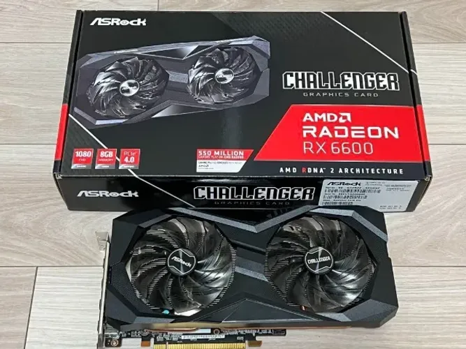 Placa de Vídeo ASRock Radeon RX 6600 8GB 