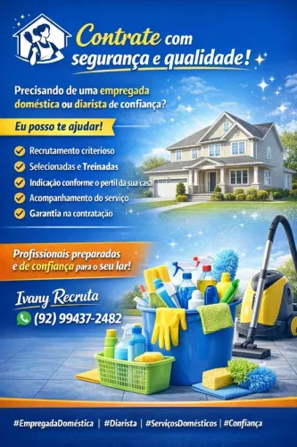 Diária e emprega doméstica 