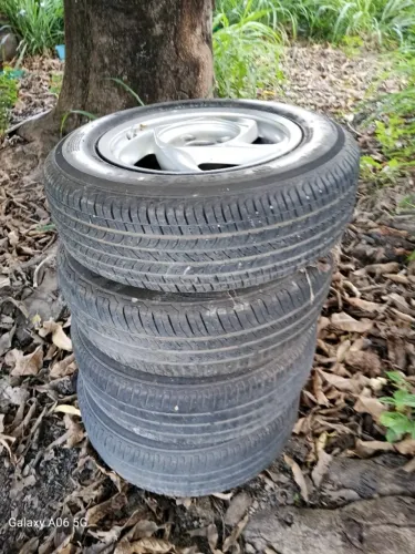 Jg de rodas 165/65/13 4/100 pneus 70%