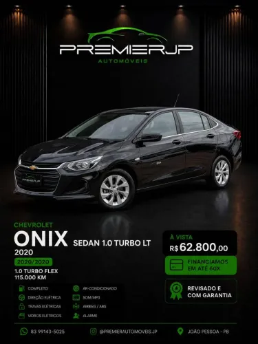 Chevrolet Onix Plus LT 1.0 12V Flex Mec. 4P 2020