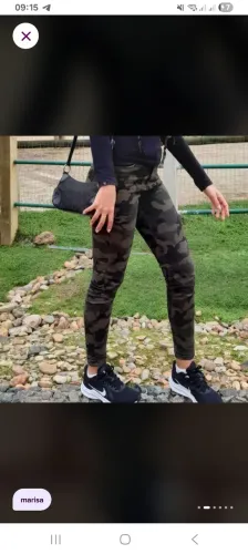 Calça camuflada