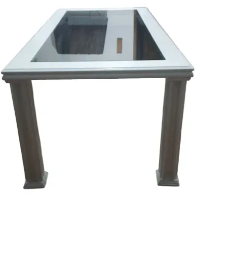 Mesa de jantar madeira maciça para oito cadeiras 200x100
