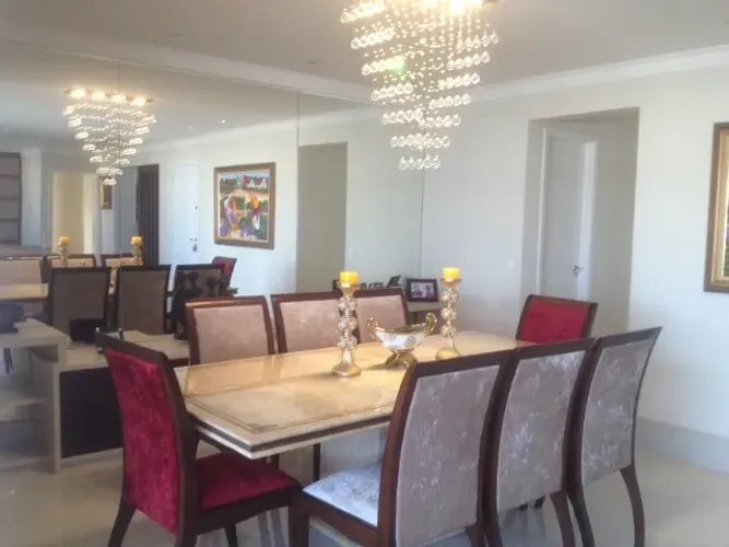 Conjunto de 6 cadeiras p/mesa de jantar, assento de almofada fixa.