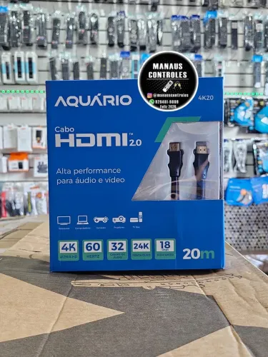 Cabo HDMI 20 metros ultra 4K