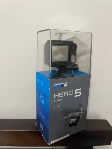 GoPro Hero 5 Black - Caixa original + Frame + Manual e NF