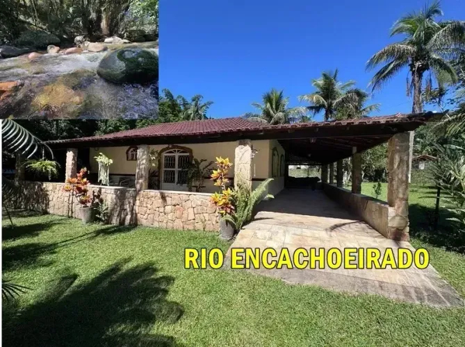 Barrozo Imóveis - Chácara a venda com ACESSO PARTICULAR A RIO ENCACHOEIRADO.