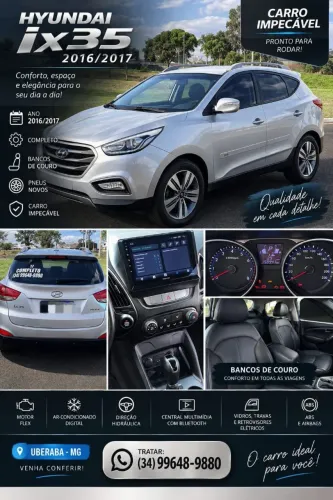 Hyundai IX35 GLS 2.0 16V 2WD Flex Aut. 2017