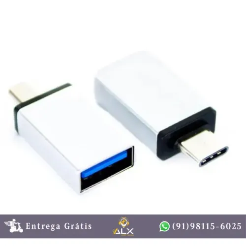 Adaptador Tipo c Macho x Usb 3.0 Fêmea Adap0071 Branco Storm *ENTREGA GRÁTIS*