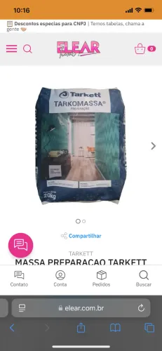 PROMO 2x POR 80!! 40kg Tarkomassa - Preparação para pisos - Tarkett