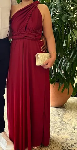 Vestido Marsala Madrinha
