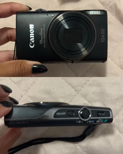 Canon powershot elph 360 HS A preta