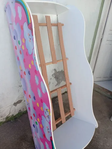 Mini Cama Infantil Menina Nuvem Rosa