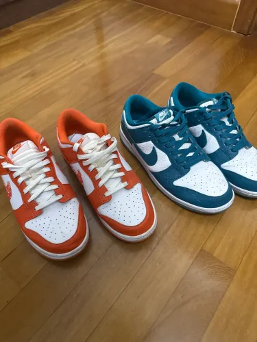 Dois Nike Dunk Low